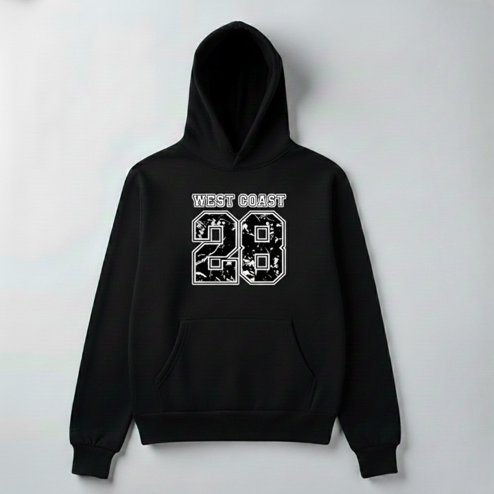 28 West Coast Printed Hoodie