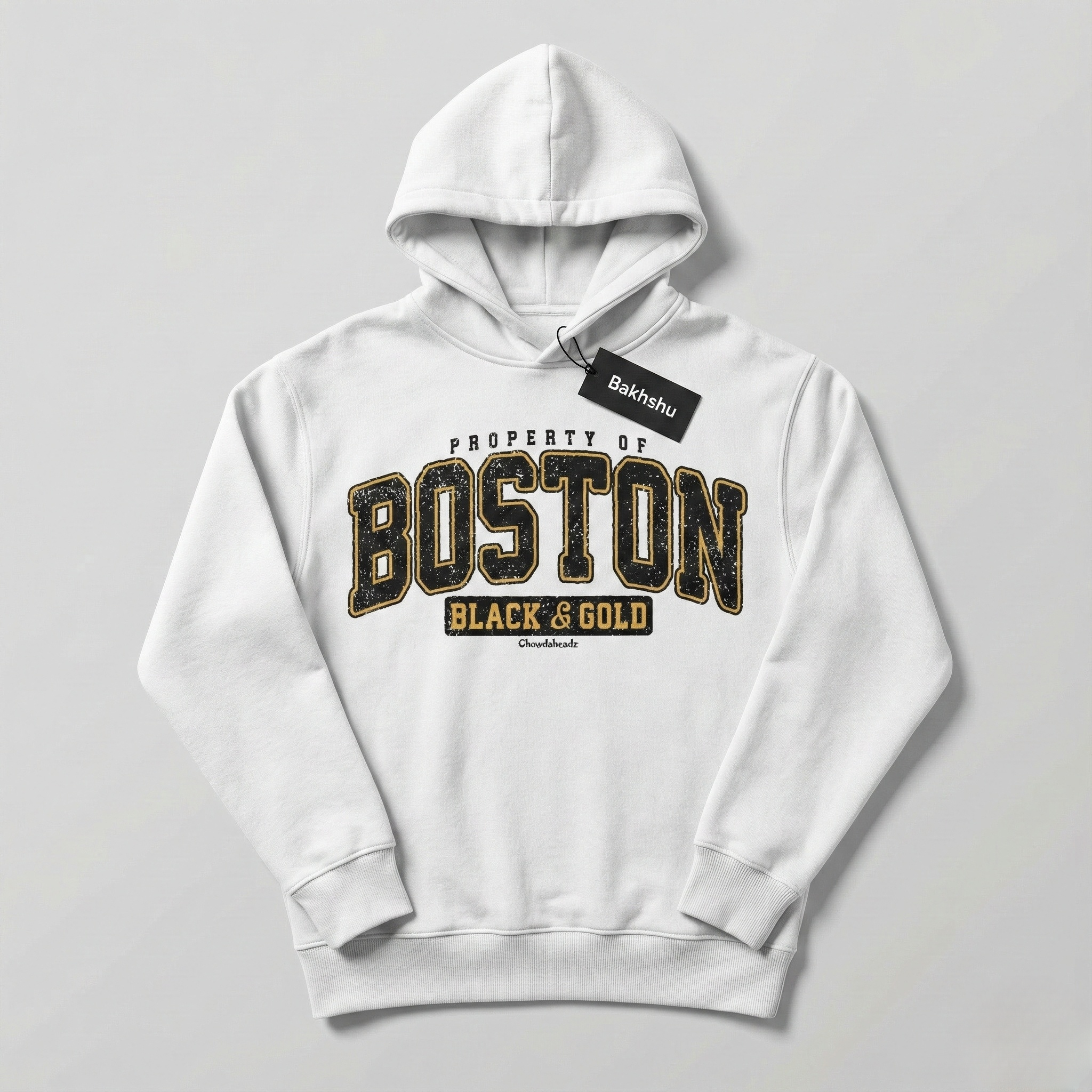 Boston Style  Men's Fleece Hoodie